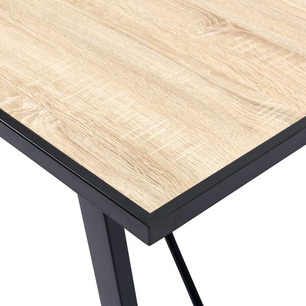 vidaXL Τραπεζαρία Χρώμα Δρυός 120 x 60 x 75 εκ. από MDF