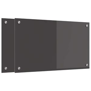 vidaXL &Pi;&lambda;ά&tau;&eta; &kappa;&omicron;&upsilon;&zeta;ί&nu;&alpha;&sigmaf; 2 &tau;&mu;&chi;. &Sigma;&kappa;&omicron;ύ&rho;&omicron; &Gamma;&kappa;&rho;&iota; 70 x 40 cm &sigma;&kappa;&lambda;&eta;&rho;&upsilon;&mu;έ&nu;&omicron; &gamma;&upsilon;&alpha;&lambda;ί