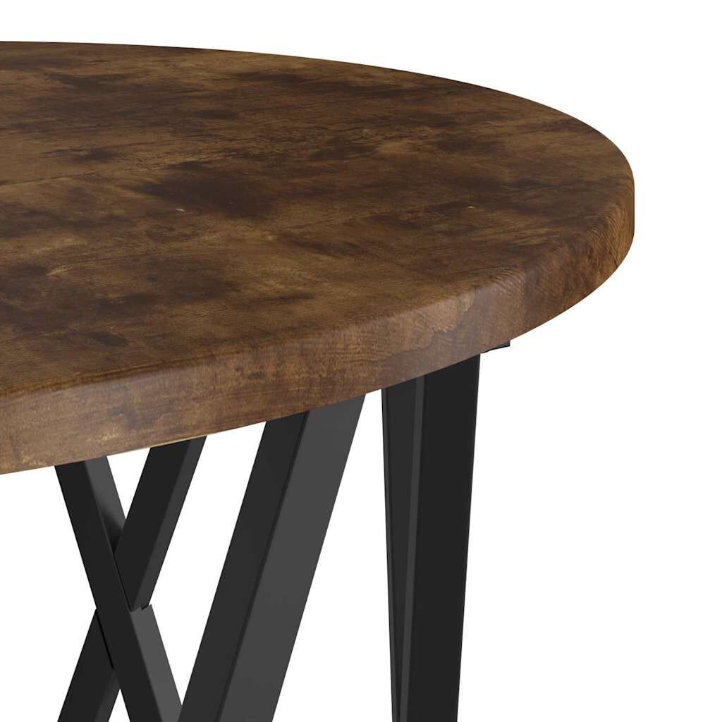 vidaXL Τραπεζάκι σαλονιού 2 pcs Καπνιστή δρυς 50 x 50 x 50 cm