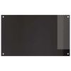 vidaXL Πίσω Πάνελ Κουζίνας Μαύρο 100 x 60 cm σκληρυμένο γυαλί