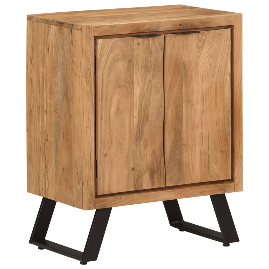 vidaXL Ντουλάπι με 2 Πόρτες 55 x 36 x 72 εκ. από Μασίφ Ξύλο Ακακίας