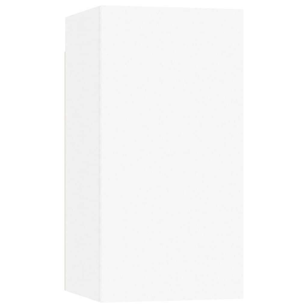vidaXL Έπιπλα Τηλεόρασης 7 τεμ. Λευκά 30,5 x 30 x 60 εκ. Επεξ. Ξύλο