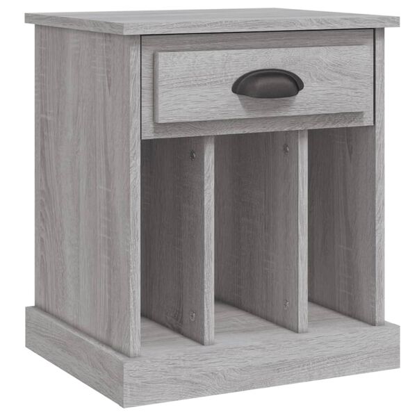 vidaXL Κομοδίνα 2 Τεμ. Γκρι Sonoma 43x36x50 εκ.