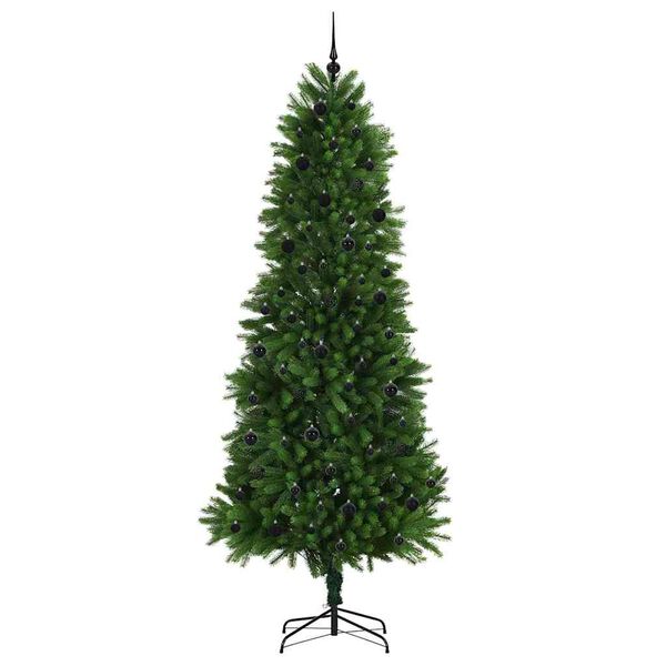 vidaXL Χριστουγεννιάτικο Δέντρο με 300 LED με βάση Πράσινο 240 cm PE