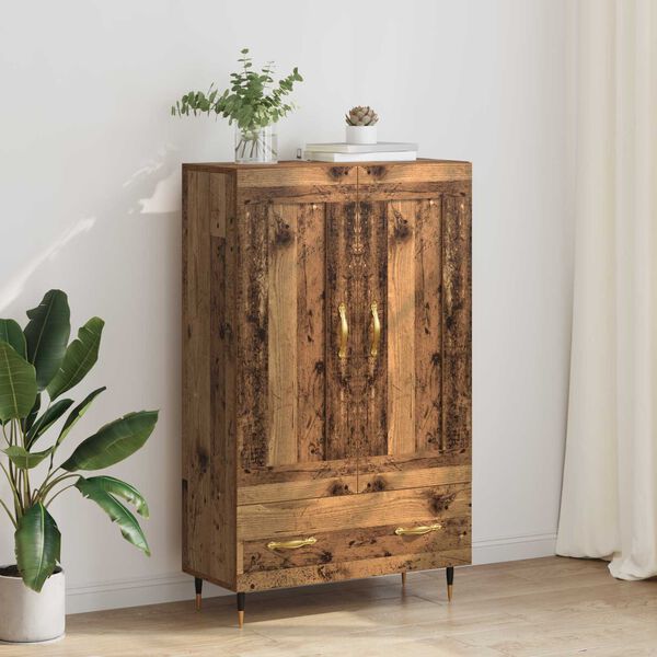 vidaXL Highboard &Pi;&alpha;&lambda;&iota;ό &Xi;ύ&lambda;&omicron; 69,5 x 31 x 115 &epsilon;&kappa;. &Epsilon;&pi;&epsilon;&xi;&epsilon;&rho;&gamma;&alpha;&sigma;&mu;έ&nu;&omicron; &xi;ύ&lambda;&omicron;