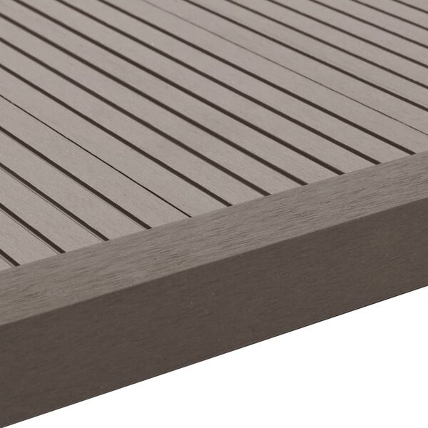 vidaXL Γωνίες Deck 5 τεμ Σκούρο Καφέ 170 εκ. από WPC