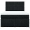 vidaXL &Kappa;&rho;&epsilon;&beta;ά&tau;&iota; Boxspring &mu;&epsilon; &Sigma;&tau;&rho;ώ&mu;&alpha; &Mu;&alpha;ύ&rho;&omicron; 140x190 &epsilon;&kappa;. &Upsilon;&phi;&alpha;&sigma;&mu;ά&tau;&iota;&nu;&omicron;