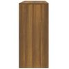 vidaXL Τραπέζι Κονσόλα Καφέ Δρυς 100x35x76,5 εκ. Επεξεργασμένο Ξύλο