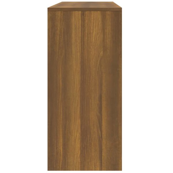 vidaXL Τραπέζι Κονσόλα Καφέ Δρυς 100x35x76,5 εκ. Επεξεργασμένο Ξύλο