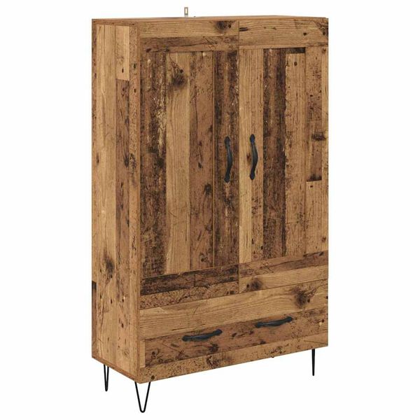 vidaXL Highboard &Pi;&alpha;&lambda;&iota;ό &Xi;ύ&lambda;&omicron; 69,5 x 31 x 115 &epsilon;&kappa;. &Epsilon;&pi;&epsilon;&xi;&epsilon;&rho;&gamma;&alpha;&sigma;&mu;έ&nu;&omicron; &xi;ύ&lambda;&omicron;