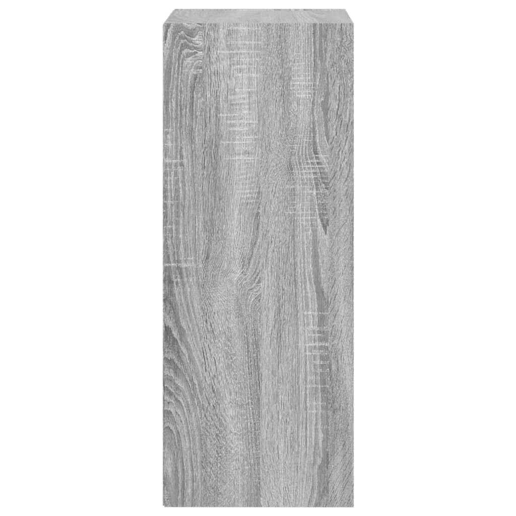 vidaXL Βιβλιοθήκη Γκρι Sonoma 40x30x77 εκ. από Επεξεργασμένο Ξύλο