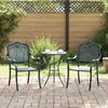 vidaXL Καρέκλα Κήπου 2 pcs Πράσινο 55 x 56.5 x 91εκ Αλουμίνιο