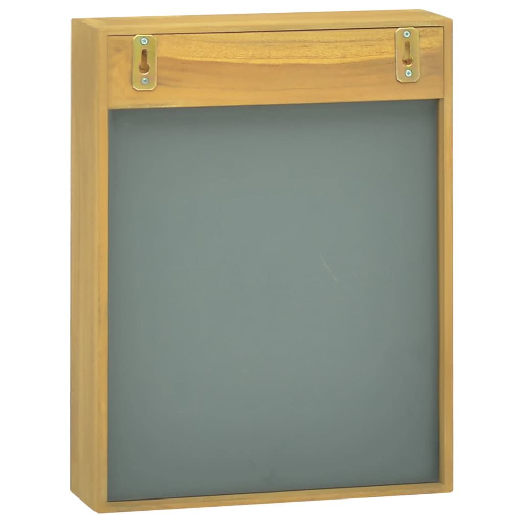 vidaXL Ντουλάπι Καθρέφτη 30 x 10 x 40 εκ. από Μασίφ Ξύλο Teak
