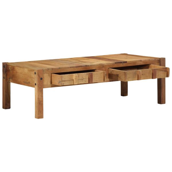 vidaXL Τραπεζάκι σαλονιού with Drawer Καφέ 110 x 55 x 35 cm