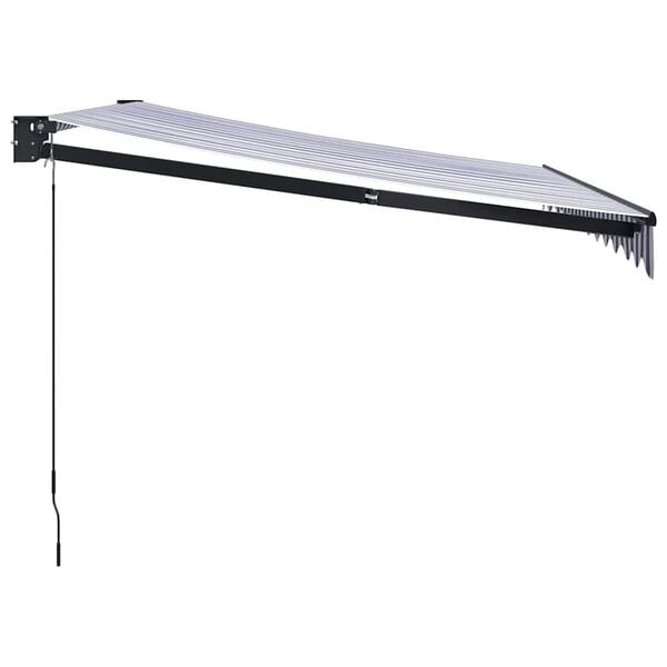 vidaXL &Tau;έ&nu;&tau;&alpha; &Pi;&tau;&upsilon;&sigma;&sigma;ό&mu;&epsilon;&nu;&eta; &Mu;&pi;&lambda;&epsilon; &kappa;&alpha;&iota; &Lambda;&epsilon;&upsilon;&kappa;ή 3 x 2,5 &mu;. Ύ&phi;&alpha;&sigma;&mu;&alpha; &kappa;&alpha;&iota; &Alpha;&lambda;&omicron;&upsilon;&mu;ί&nu;&iota;&omicron;