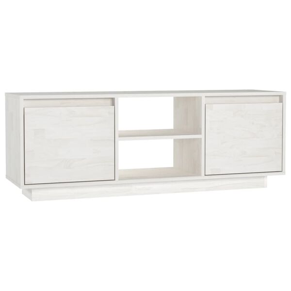vidaXL Έπιπλο Τηλεόρασης 110 x 30 x 40 εκ. από Μασίφ Ξύλο Πεύκου