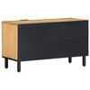 vidaXL Ντουλάπι τηλεόρασης καφέ 80x31,5x46 cm από μασίφ ξύλο Mango
