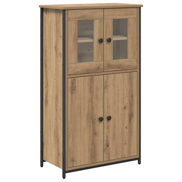 vidaXL Highboard Artisan Oak 62 x 32 x 106,5 &epsilon;&kappa; &Epsilon;&pi;&epsilon;&xi;&epsilon;&rho;&gamma;&alpha;&sigma;&mu;έ&nu;&omicron; &xi;ύ&lambda;&omicron;