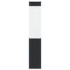 vidaXL Εξωτερικά Φωτιστικά Τοίχου 2 pcs Μαύρο 10.5 x 6 x 35 εκ.