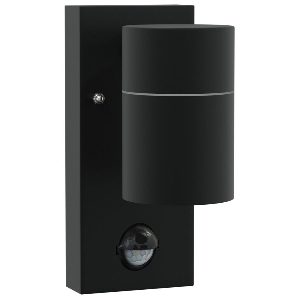 vidaXL Εξωτερικά Φωτιστικά Τοίχου 2 pcs Μαύρο 6.5 x 10.5 x 16 εκ.