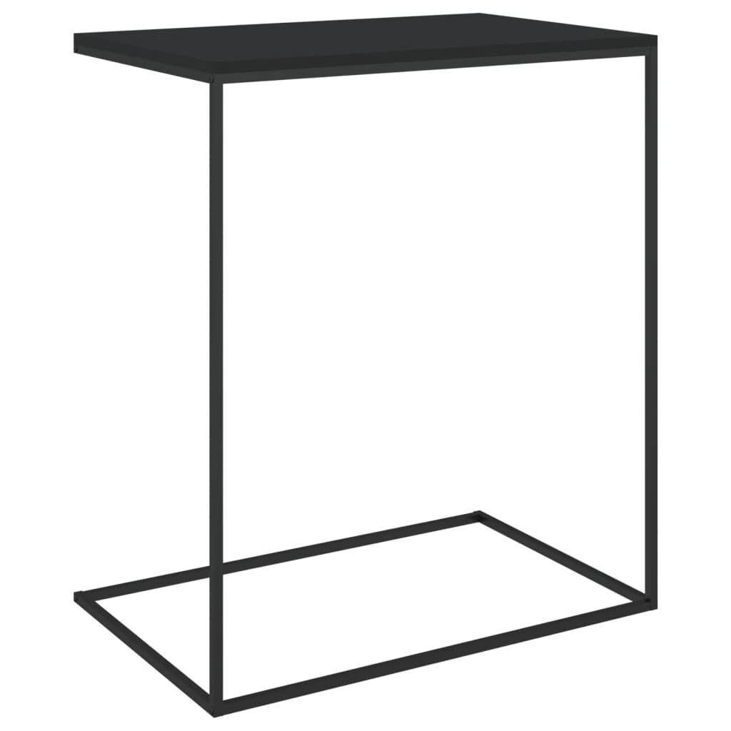 vidaXL Τραπέζι Βοηθητικό Μαύρο 55x35x66 εκ. από Επεξεργασμένο Ξύλο