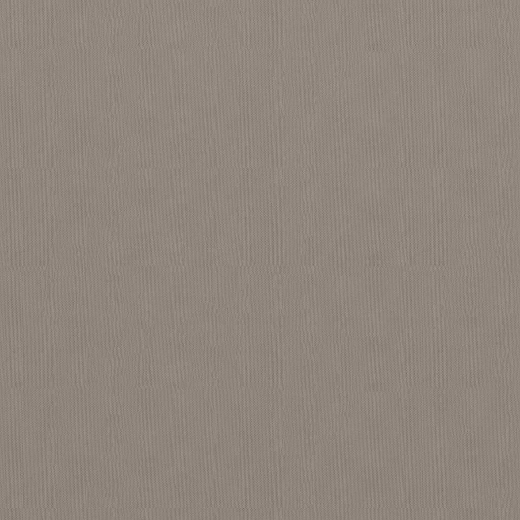 vidaXL Διαχωριστικό Βεράντας Taupe 90 x 600 εκ. Ύφασμα Oxford