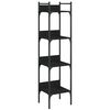 vidaXL &Beta;&iota;&beta;&lambda;&iota;&omicron;&theta;ή&kappa;&eta; 4 &Epsilon;&pi;&iota;&pi;έ&delta;&omega;&nu; &Mu;&alpha;ύ&rho;&eta; 35 x 30 x 138,5 &epsilon;&kappa;. &Epsilon;&pi;&epsilon;&xi;&epsilon;&rho;&gamma;. &Xi;ύ&lambda;&omicron;