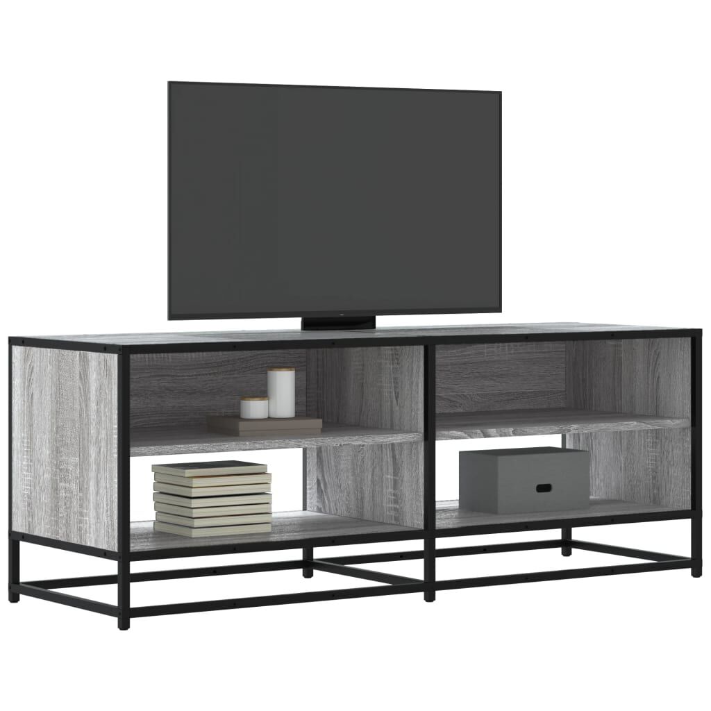 vidaXL Έπιπλο Τηλεόρασης Γκρι Sonoma 120,5x40x46 εκ. Επεξ. Ξύλο
