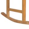 vidaXL Καρέκλα Κουνιστή από Μασίφ Ξύλο Teak
