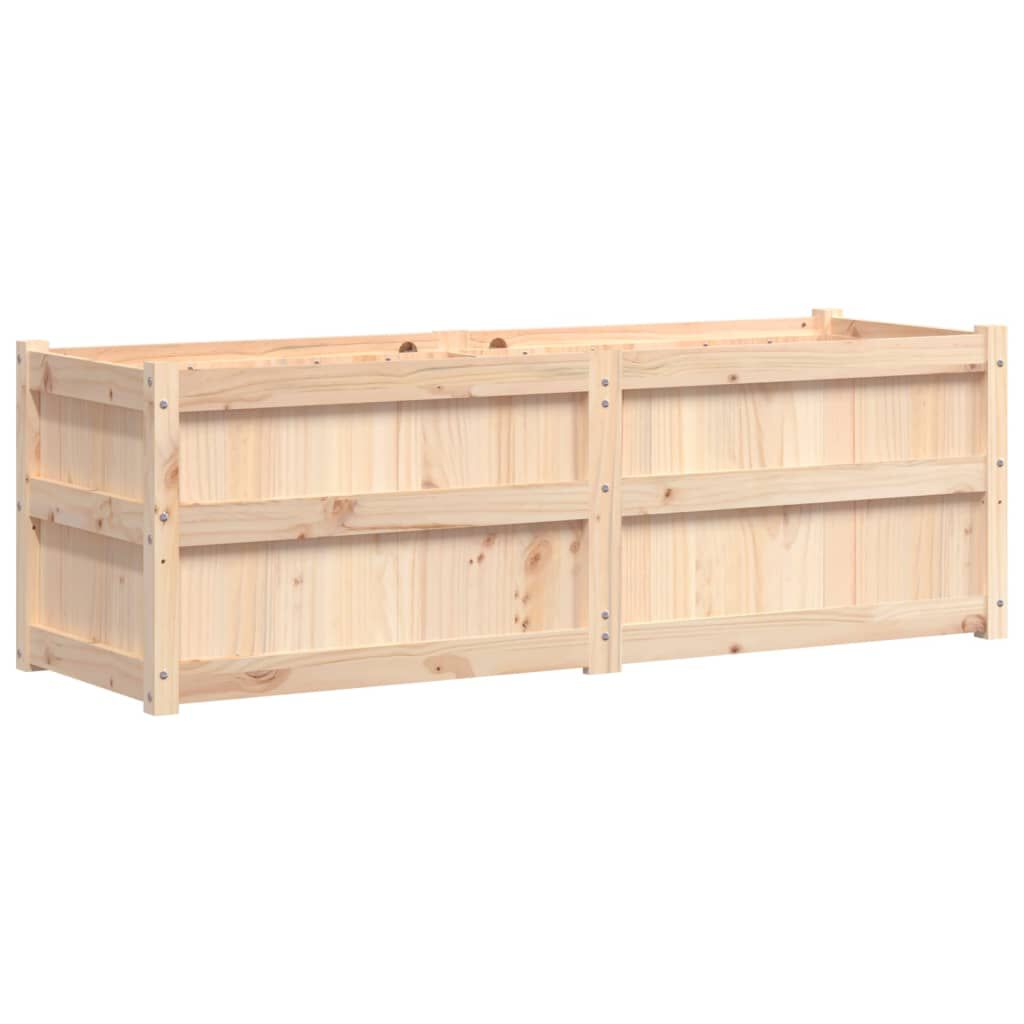 vidaXL Ζαρντινιέρα 150 x 50 x 50 εκ. από Μασίφ Ξύλο Πεύκου