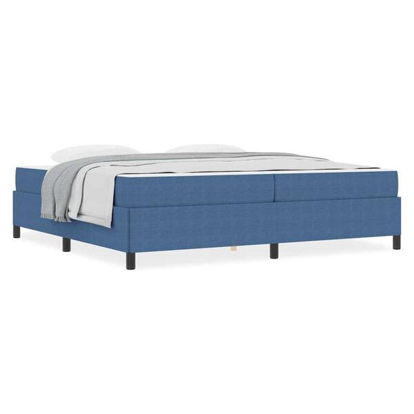 vidaXL Σκελετός Κρεβατιού Μπλε 200 x 200 cm Βελούδο