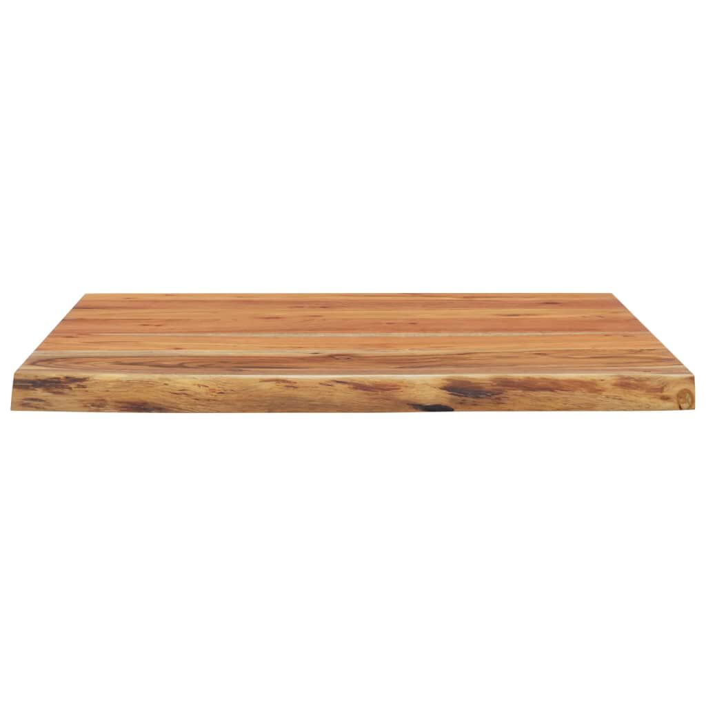 vidaXL Πάγκος Μπάνιου Ορθογώνιος 60x60x3,8 εκ. Μασίφ Ξύλο Οξιάς
