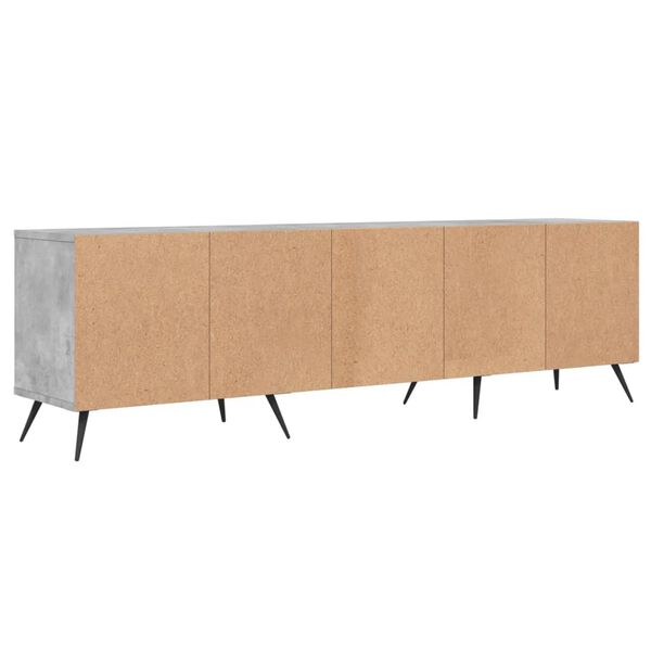 vidaXL Έπιπλο Τηλεόρασης Γκρι Σκυρ. 150x30x44,5 εκ. Επεξ. Ξύλο