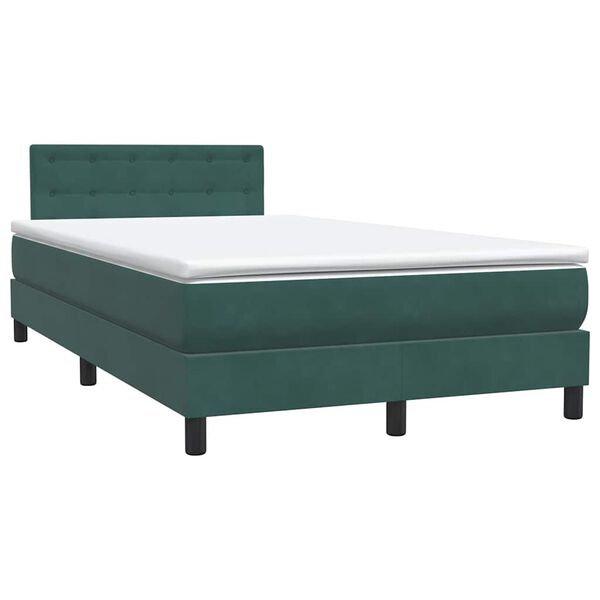 vidaXL &Kappa;&rho;&epsilon;&beta;ά&tau;&iota; Boxspring &mu;&epsilon; &Sigma;&tau;&rho;ώ&mu;&alpha; &Sigma;&kappa;&omicron;ύ&rho;&omicron; &Pi;&rho;ά&sigma;&iota;&nu;&omicron; 120x210&epsilon;&kappa;. &Beta;&epsilon;&lambda;&omicron;ύ&delta;&iota;&nu;&omicron;