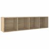 vidaXL Βιβλιοθήκη/Έπιπλο TV Sonoma Δρυς 36x30x143 εκ. από Επεξ. Ξύλο