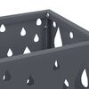 vidaXL Σχέδιο & βάση αποθήκευσης Ανθρακί 15.5 x 15.5 x 49 εκ Μέταλλο