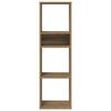 vidaXL Βιβλιοθήκη Artisan Δρυς 34x31x112 εκ. Επεξεργασμένο Ξύλο