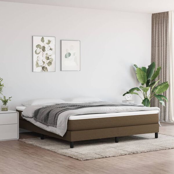 vidaXL &Kappa;&rho;&epsilon;&beta;ά&tau;&iota; Boxspring &mu;&epsilon; &Sigma;&tau;&rho;ώ&mu;&alpha; &Sigma;&kappa;&omicron;ύ&rho;&omicron; &Kappa;&alpha;&phi;έ 180x200 &epsilon;&kappa; &Upsilon;&phi;&alpha;&sigma;&mu;ά&tau;&iota;&nu;&omicron;