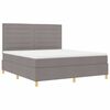 vidaXL &Kappa;&rho;&epsilon;&beta;ά&tau;&iota; &mu;&epsilon; &epsilon;&lambda;&alpha;&tau;ή&rho;&iota;&alpha; &mu;&epsilon; &sigma;&tau;&rho;ώ&mu;&alpha; Taupe 180 x 200 cm ύ&phi;&alpha;&sigma;&mu;&alpha;