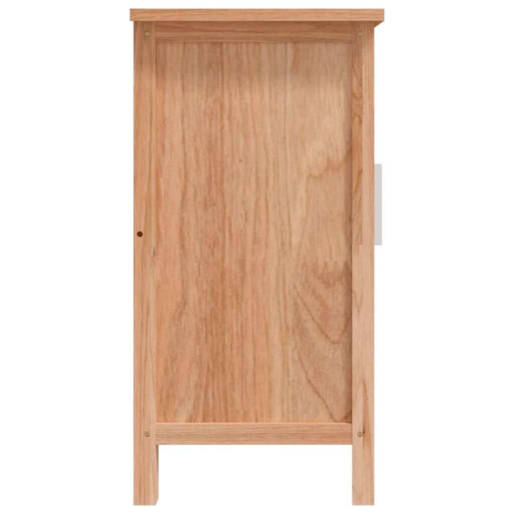 vidaXL Έπιπλο Νιπτήρα Μπάνιου 66x29x61,5 εκ. από Μασίφ Ξύλο Καρυδιάς