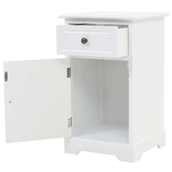 vidaXL Κομοδίνο 35 x 32 x 59 εκ. από MDF και Ξύλο Πεύκου