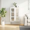 vidaXL Highboard Λευκό 68x39x123 cm Ατσάλι
