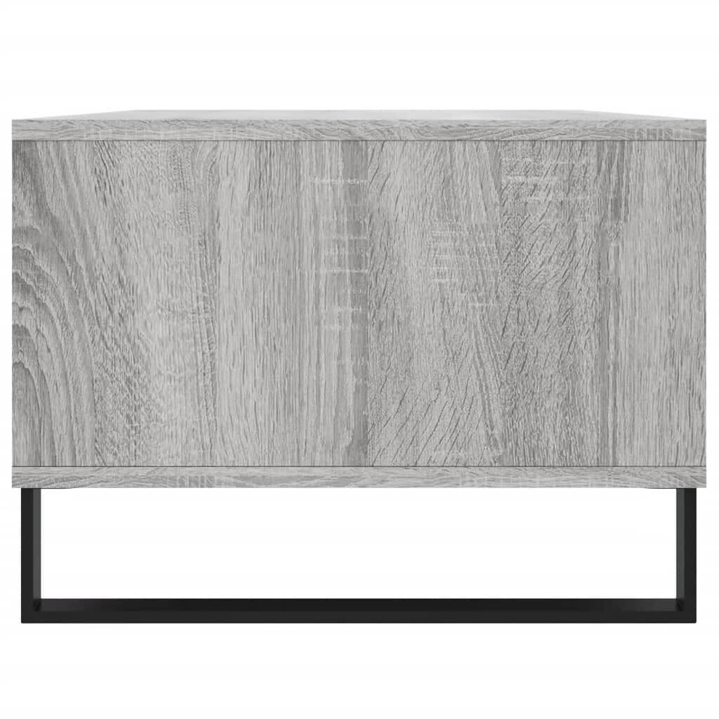 vidaXL Τραπεζάκι Σαλονιού Γκρι Sonoma 90x50x36,5εκ. Επεξεργασμένο Ξύλο