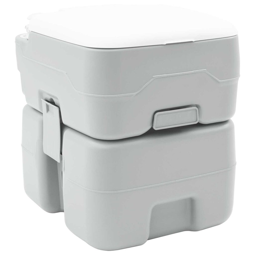 vidaXL Τουαλέτα Κάμπινγκ Γκρι 41.5 x 36.5 x 42 εκ.