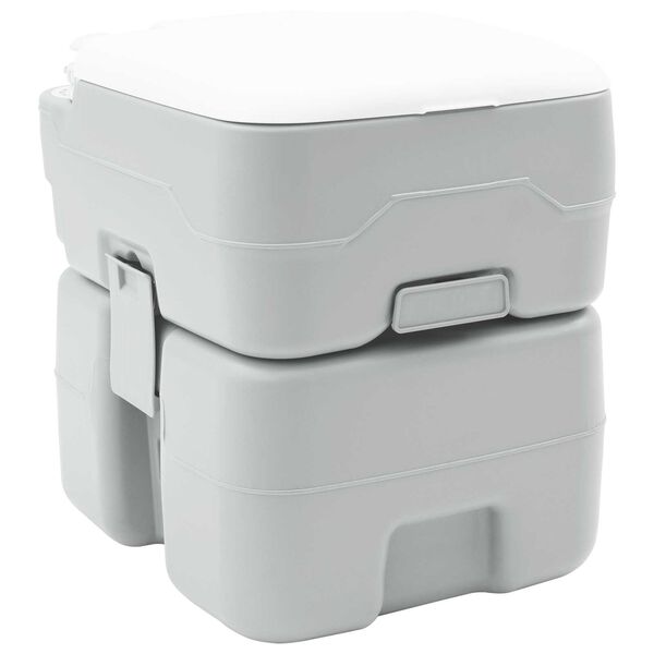 vidaXL Τουαλέτα Κάμπινγκ Γκρι 41.5 x 36.5 x 42 εκ.