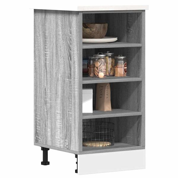vidaXL Ντουλάπι "Riga" Γκρι Sonoma 40x44,5x81,5 εκ. από Τεχνητό Ξύλο
