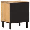 vidaXL Κομοδίνα 2 τεμ. 40 x 33 x 46 εκ. από Μασίφ Ξύλο Μάνγκο