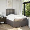 vidaXL &Kappa;&rho;&epsilon;&beta;ά&tau;&iota; Boxspring &mu;&epsilon; &Sigma;&tau;&rho;ώ&mu;&alpha; Taupe 120x200 &epsilon;&kappa;. &Upsilon;&phi;&alpha;&sigma;&mu;ά&tau;&iota;&nu;&omicron;