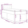 vidaXL &Kappa;&rho;&epsilon;&beta;ά&tau;&iota; Boxspring &mu;&epsilon; &Sigma;&tau;&rho;ώ&mu;&alpha; &Mu;&pi;&lambda;&epsilon; 90x190 &epsilon;&kappa;.&Upsilon;&phi;&alpha;&sigma;&mu;ά&tau;&iota;&nu;&omicron;