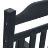 vidaXL Κουνιστή καρέκλα Μαύρο 65 x 84 x 114 εκ Πολυαιθυλένιο